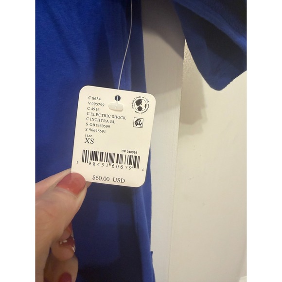 Free People FP Movement Romper Electric Shock Blue XS - Picture 5 of 7